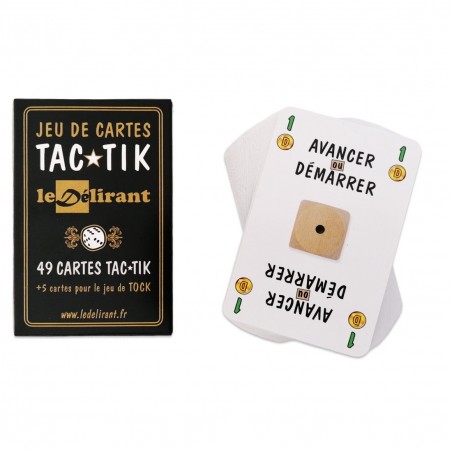 Jeu de cartes TAC TIK et jeu de TOCK - 54 cartes.