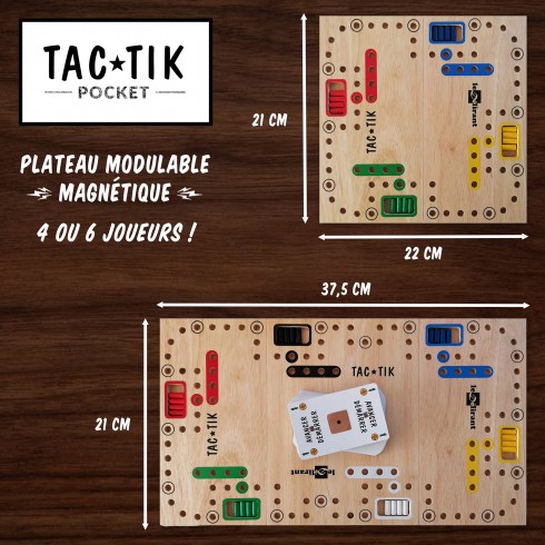 Jeu de TAC TIK POCKET - 2 à 6 joueurs