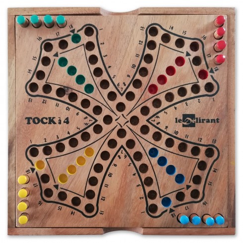 Jeu de Tock à 4 joueurs, version pocket, jeu de voyage