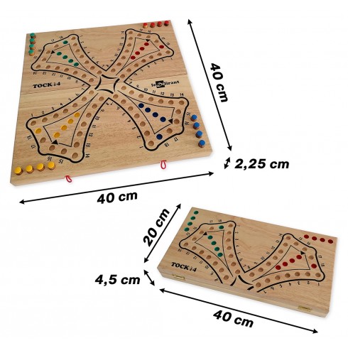 Jeu de Tock 4 joueurs taille XL + CartatoC ledelirant