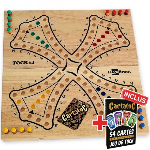 Jeu de Tock 4 joueurs taille XL + CartatoC ledelirant