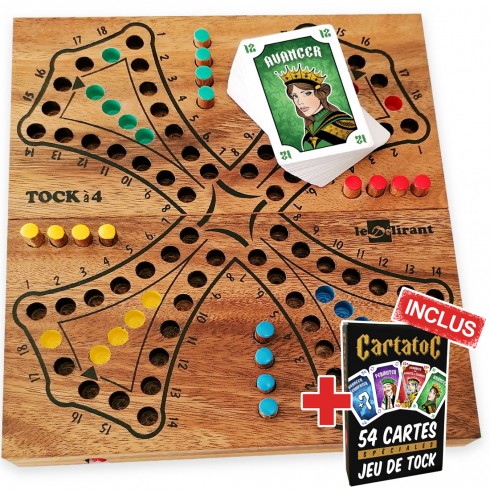 Jeu de Tock 4 joueurs + CartatoC ledelirant tac tik