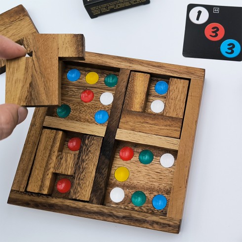 Concentrese Match - A vos pièces, Prêts, Placez ! le nouveau jeu en bois LEDELIRANT