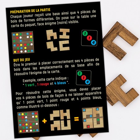 Concentrese Match - A vos pièces, Prêts, Placez ! le nouveau jeu en bois LEDELIRANT