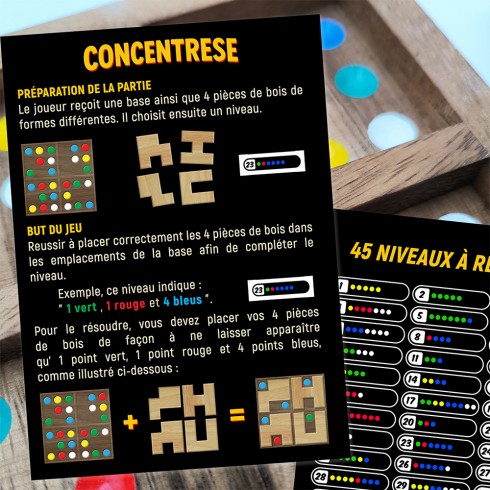 Concentrese - le nouveau jeu en bois LEDELIRANT