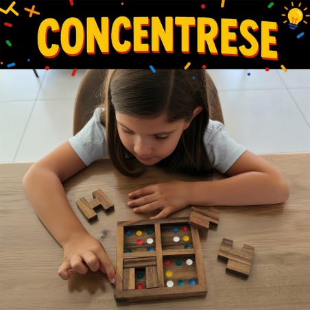 Concentrese - le nouveau jeu en bois LEDELIRANT