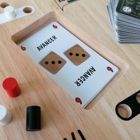TAC�??TIK 6 joueurs. Jeu de soci?�t?� en bois. Marque Fran?�aise LEDELIRANT?�