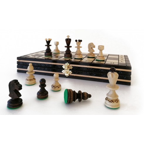 Échiquier Pliable 31×31 cm en Bois de charme - LEDELIRANT