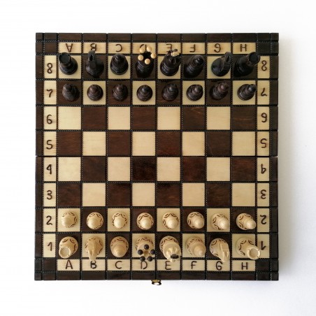 Échiquier Pliable 31×31 cm en Bois de charme - LEDELIRANT