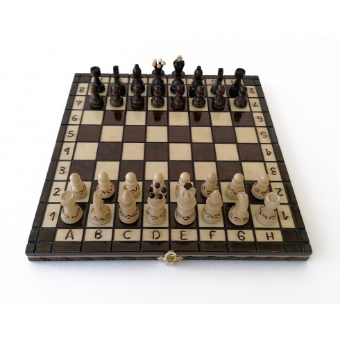 Échiquier Pliable 31×31 cm en Bois de charme - LEDELIRANT