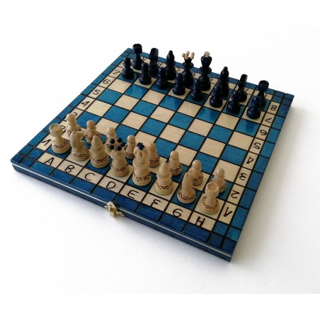 Échiquier Pliable 31×31 cm en Bois de charme - LEDELIRANT
