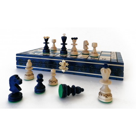 Échiquier Pliable 31×31 cm en Bois de charme - LEDELIRANT
