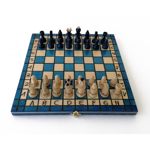 Échiquier Pliable 31×31 cm en Bois de charme - LEDELIRANT