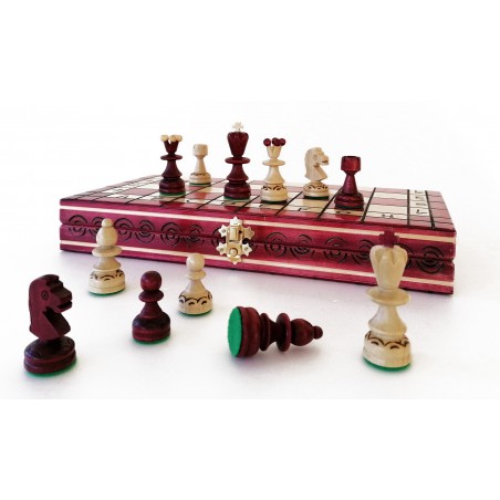 Échiquier Pliable 31×31 cm en Bois de charme - LEDELIRANT