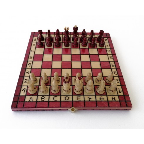 Échiquier Pliable 31×31 cm en Bois de charme - LEDELIRANT