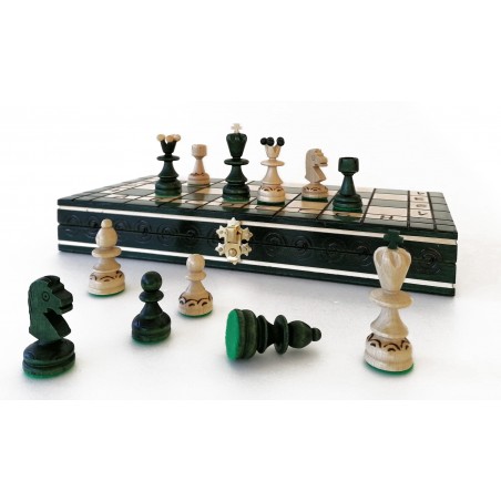 Échiquier Pliable 31×31 cm en Bois de charme - LEDELIRANT