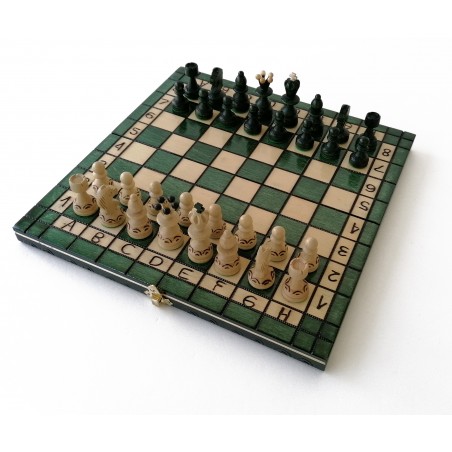 Échiquier Pliable 31×31 cm en Bois de charme - LEDELIRANT