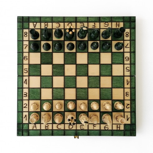 Échiquier Pliable 31×31 cm en Bois de charme - LEDELIRANT