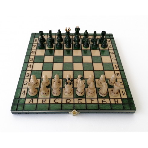 Échiquier Pliable 31×31 cm en Bois de charme - LEDELIRANT