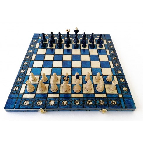 Échiquier Pliable 40×40 cm en Bois – Haute Qualité LEDELIRANT