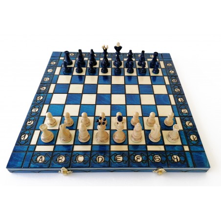 Échiquier Pliable 40×40 cm en Bois – Haute Qualité LEDELIRANT