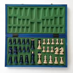 Échiquier Pliable 40×40 cm en Bois – Haute Qualité LEDELIRANT 2