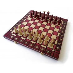 Échiquier Pliable 40×40 cm en Bois – Haute Qualité LEDELIRANT
