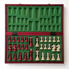 Échiquier Pliable 40×40 cm en Bois – Haute Qualité LEDELIRANT 2