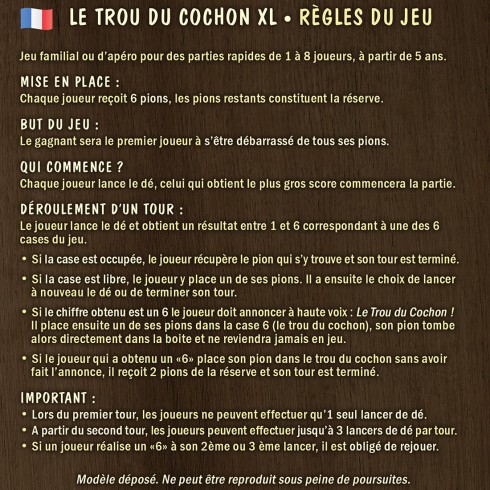Le Trou du Cochon XL – Jeu d’Ambiance...