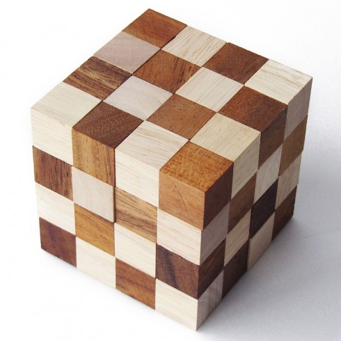 Casse-tête en bois Puzzle 1 pièce Casse-tête en bois Puzzle Cube 1