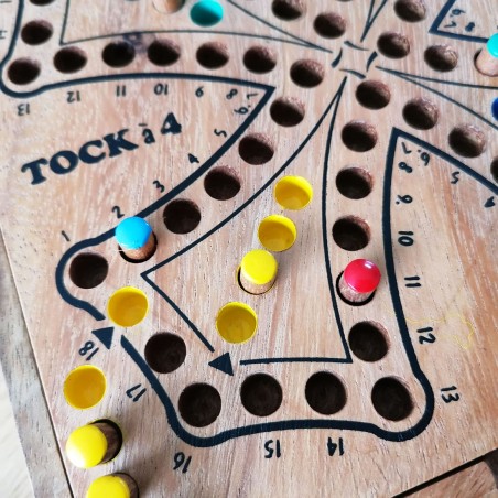 Jeu de Tock à 4 joueurs, version pocket, jeu de voyage